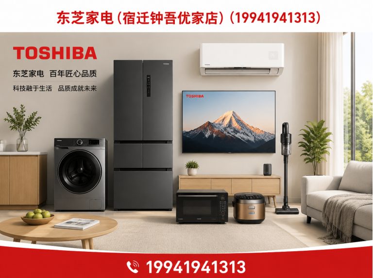 泗阳县东芝冰箱展示图